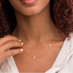 Jennifer Zeuner Jewelry Star Double Necklace